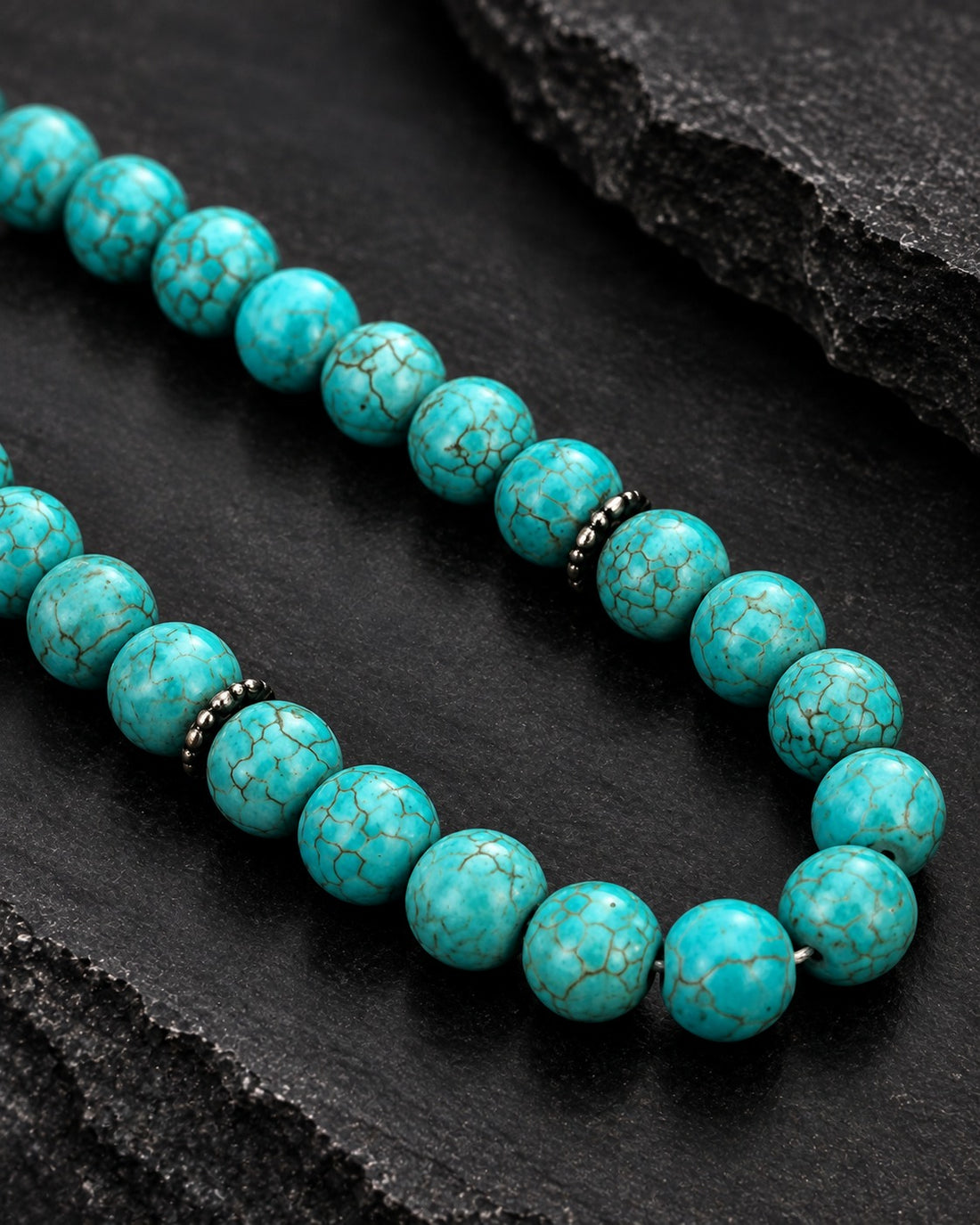 Blue Feroza Stone Tasbih
